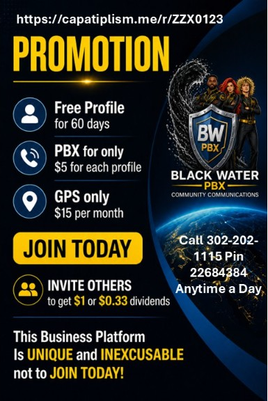 Black Water PBX promotion